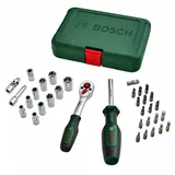 BOSCH 1/4 Altı Köşe Lokma Takımı ve Cırcırlı Tornavida Set 34 Parça - Görsel 2