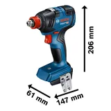 BOSCH Akülü Kombo 2'Li Set (BB-GSR18V50 + GDX18V200) - Görsel 2