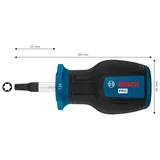 BOSCH T25 Torx Uçlu Tornavida Avuç İçi Pro 25 mm - Görsel 4