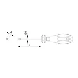 CETA FORM Torx Uçlu Tornavida C-Plus T30 x 115 mm - Görsel 3