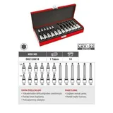 DHT 1/2 ve 1/4 Torx Uçlu Lokma Takımı 18 Parça - Görsel 2