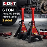 DHT 6 Ton Araç Altı Sehpa Kriko Standı 2 Adet - Görsel 4