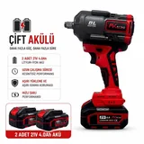FRIKO 1/2 Akülü Somun Sıkma ve Sökme Makinesi Çift Akülü 21V 4 Ah 980 Nm - Görsel 2