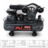 FRIKO 100 LT Çift Piston Hava Kompresörü 8 Bar 220V - Görsel 2