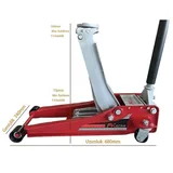 FRIKO 3 Ton Alçak Kafa Çift Piston Kriko - Görsel 4