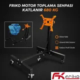 FRIKO Motor Toplama Sehpası Katlanır 680 Kg - Görsel 5