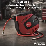 FRIKO ZYA03-Q20 Makaralı Hava Hortumu 10 x 16 mm 20+2 Metre - Görsel 2