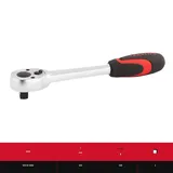 IZELTAS 1/2 Lokma Cırcır Kolu 32 Diş 250 mm - Görsel 2