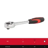 IZELTAS 3/8 Lokma Cırcır Kolu 200 mm - Görsel 2