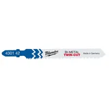 MILWAUKEE T123XF Dekupaj Bıçağı Bi-Metal Twın Cut 91 mm 5 Adet - Görsel 2