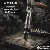 OMEGA EG2015 Darbeli Tornavida Seti 14 Parça - Görsel 4
