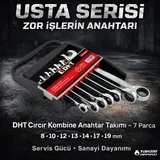 PRODHT Cırcır Kombine Anahtar Takımı 7 Parça - Görsel 3