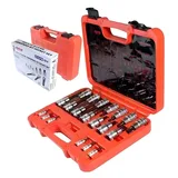 RICO 007-RC3029 1/4 ve 1/2 Torx Uçlu Lokma Takımı Delikli 20 Parça - Görsel 2