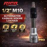RICO 1/2 M10 Alternatör Kasnak Sökme Lokması - Görsel 4