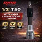 RICO 1/2 T50 Alternatör Kasnak Sökme Lokması - Görsel 4