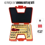 RICO 1/4 Lokmalı Bits Set Lokma Takımı 40 Parça - Görsel 3