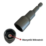 RICO Manyetik Bits Saplı Lokma Adaptörü HEX 8 mm x 45 mm - Görsel 2