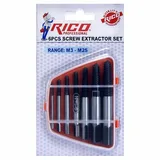 RICO Ters Kılavuz Kırılmış Vida Çivata Sökme Seti 6 Parça - Görsel 2