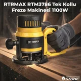 RTRMAX RTM3786 Tek Kollu Freze Makinesi 1100W - Görsel 4