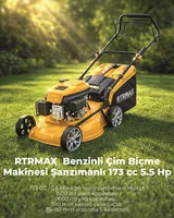 RTRMAX RTR9648 Benzinli Çim Biçme Makinesi Şanzımanlı 173 cc 5.5 Hp - Görsel 2