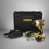 RTRMAX RTX2022 Akülü Kömürsüz Darbeli Vidalama Çift Akülü 18V 4 Ah X-Lion - Görsel 2