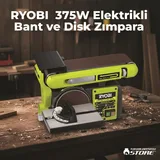 RYOBI RBDS4601G 375W Elektrikli Bant ve Disk Zımpara - Görsel 2