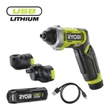 RYOBI RSD4-120TA2 Akülü Tornavida Köşe + Ofset Başlık Seti 4V - Görsel 2