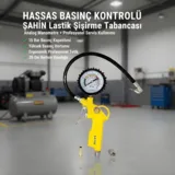 SAHIN SHT-021 Hava Saatli Lastik Şişirme Tabancası 0-220 Psı - Görsel 2