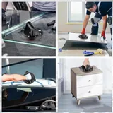 Shijing Tools P618 Şarjlı Hava Pompalı Vantuz - Cam Granit Seramik Ayna Taşıma Vantuzu - Görsel 3