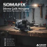 SOMAFIX Dövme Çelik Mengene - Görsel 2