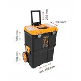 Süper Bag ASR-5070 Çift Katlı Mobil Tekerlekli Takım Çantası Geniş Hacim - Görsel 5