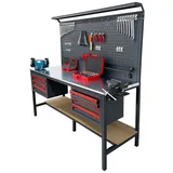 TAKPOWER 2 Metre Dolu Takım Tezgahı 6 Çekmeceli Premium - Görsel 2