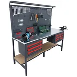 TAKPOWER 2 Metre Dolu Takım Tezgahı 6 Çekmeceli Pro - Görsel 3