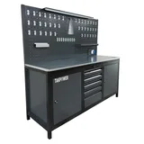 TAKPOWER TTR4411 2 Metre Takım Tezgahı 5 Çekmeceli 2 Dolaplı - Görsel 3