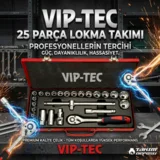 VIP-TEC 1/2 Altı Köşe Lokma Takımı 25 Parça - Görsel 3