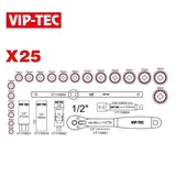 VIP-TEC 1/2 On İki Köşe Yıldız Lokma Takımı 25 Parça - Görsel 2