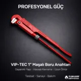 VIP-TEC 1'' Maşalı Boru Anahtarı - Görsel 2