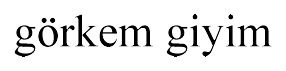 GÖRKEM logo