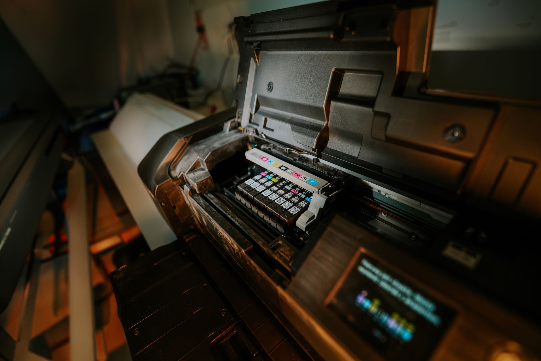 Direkt dijital inkjet baskı hattı kartonaj üzerinde