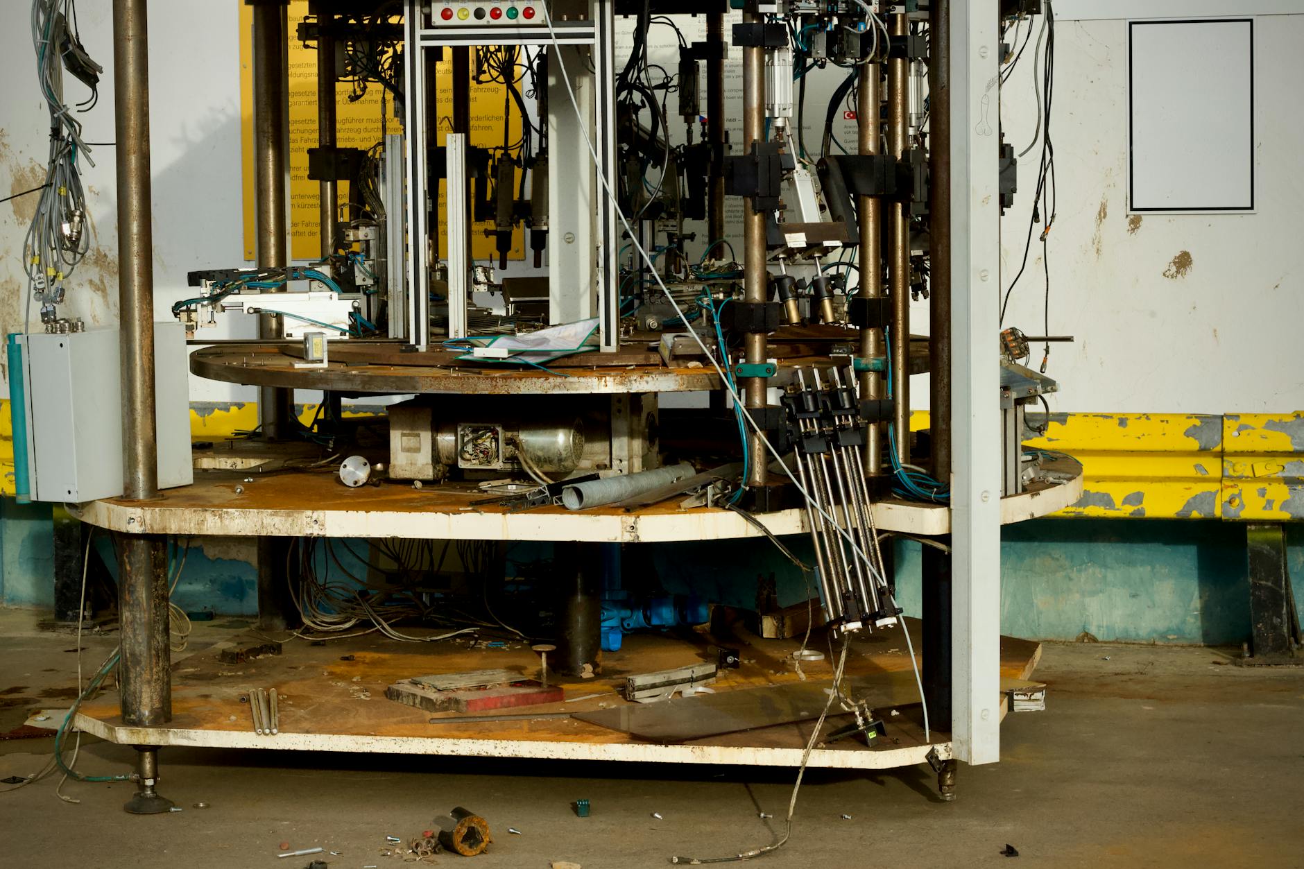 Modern endüstriyel elektrik motor üretim hattı