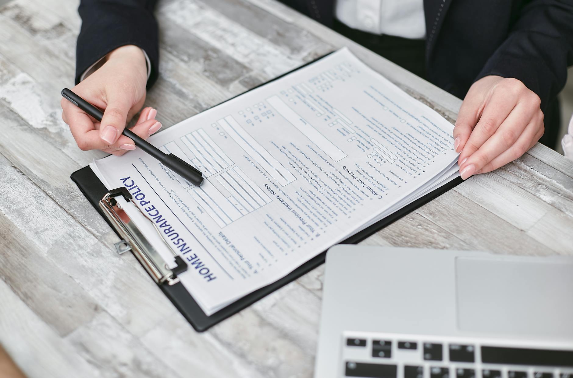 insurance policy signing