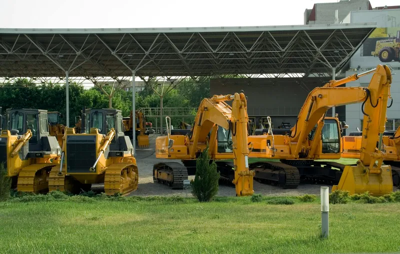industrial machinery yard