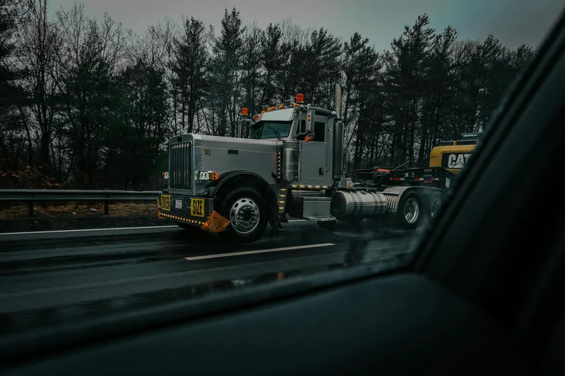 oversize load truck highway