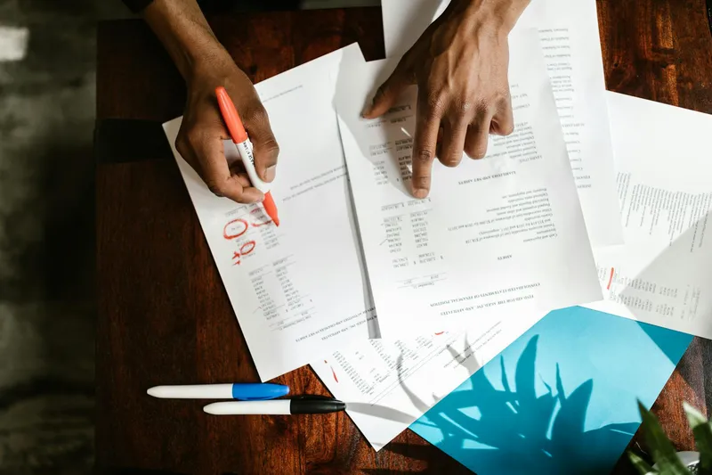 accounting paperwork